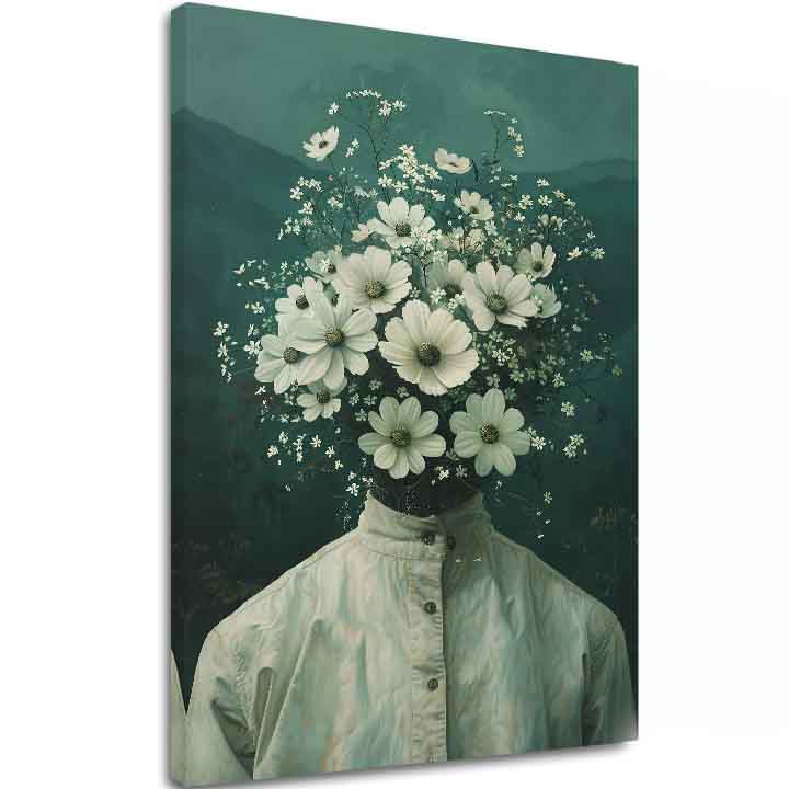 Obraz Flower Head | Talianske plátno | 100x150 cm