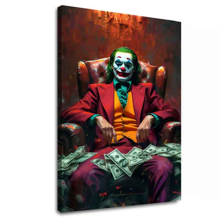 Obraz Joker: Pán chaosu | Talianske plátno 100x150 cm