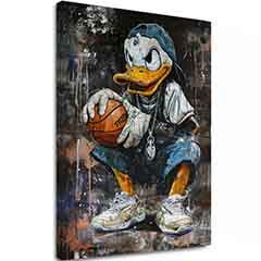 Obraz LeBron Duck na plátne | Maľovaná štruktúra