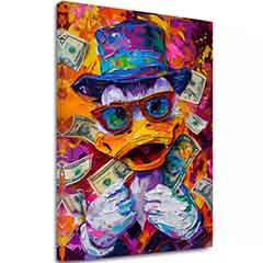 Obraz Money Duck | Talianske plátno