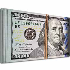 Obraz na plátne Benjamin Franklin - Symbol Múdrosti