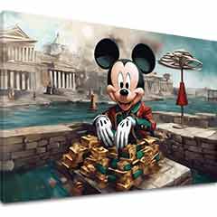 Obraz na plátne - Bohatý Mickey Mouse | rôzne rozmery