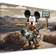 Obraz na plátne - Gitarista Mickey Mouse | rôzne rozmery