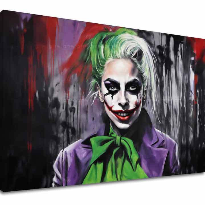 Obraz na plátne - Joker Poker Face | different dimensions