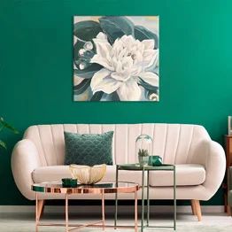 Obraz na plátne KYTICA SO ZELENÝMI LISTAMI  Zľava 60 % 60x60 cm