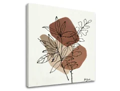Obraz na plátne LISTY  Zľava 60 % 60x60 cm