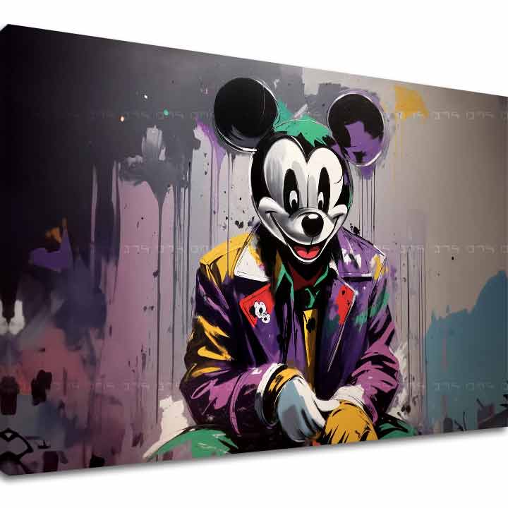 Obraz na plátne - Mickey Mouse z Horroru | different dimensions