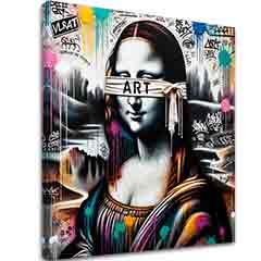 Obraz na plátne - Mona Lisa Inkognito | rôzne rozmery | rôzne rozmery