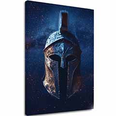 Obraz na plátne Spartan Warrior - Symbol Odvahy