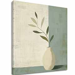 Obraz na plátne Váza na Béžovom - Moderná Dekorácia