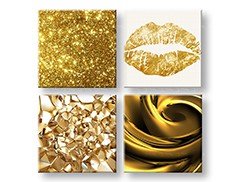 Obraz na stenu Golden kiss 