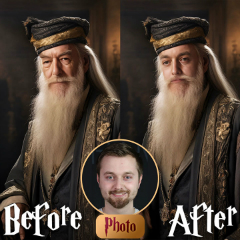 Obraz z fotky Albus Dumbledor - Múdrosť Rokfortu