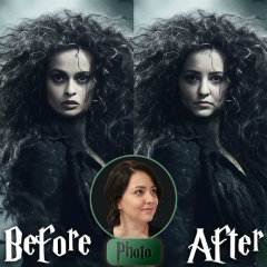 Obraz z fotky Bellatrix Lestrangeová - Temná Čarodejnica | rôzne rozmery