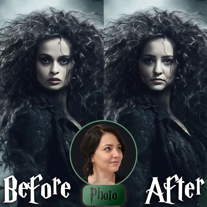 Obraz z fotky Bellatrix Lestrangeová - Temná Čarodejnica | different dimensions
