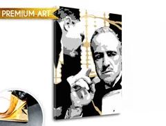 Obrazy na plátne - PREMIUM ART – The Godfather Zľava 30 % 50x70 cm