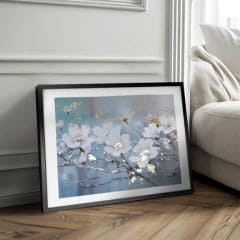 Plagát na stenu s EXTRA efektom - Nordic Bloom