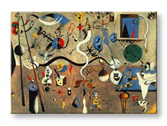 Obraz na plátne CARNIVAL OF HARLEQUIN – Joan Miro 