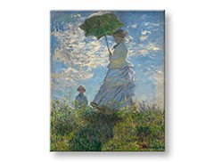 Obraz na plátne DIEVČA S DÁŽDNIKOM – Claude Monet   000 