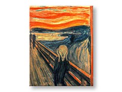 Obraz na plátne VÝKRIK - Edvard Munch  REP101