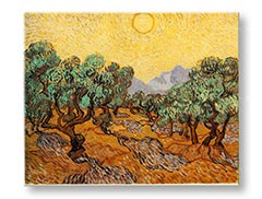 Obraz na plátne OLIVOVNÍKY – Vincent van Gogh 