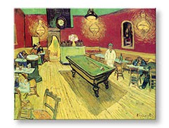 Obraz na plátne NOC PRED KAVIARŇOU – Vincent van Gogh REP131