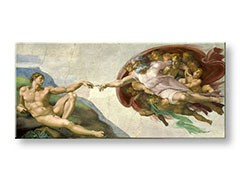Obraz na plátne CREATION OF ADAM – Michelangelo REP164 | rôzne rozmery