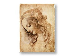Obraz na plátne HLAVA ŽENY – Leonardo Da Vinci