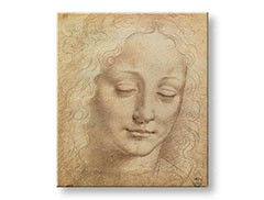 Obraz na plátne HLAVA ŽENY 3 – Leonardo Da Vinci