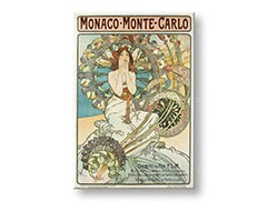 Obraz na plátne MONACO MONTE CARLO – Alfons Mucha REP220