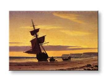 Obraz na plátne COASTAL SCENE – William Bradford 