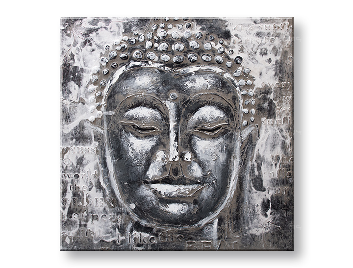 Maľovaný obraz na stenu BUDHA  60x60 cm