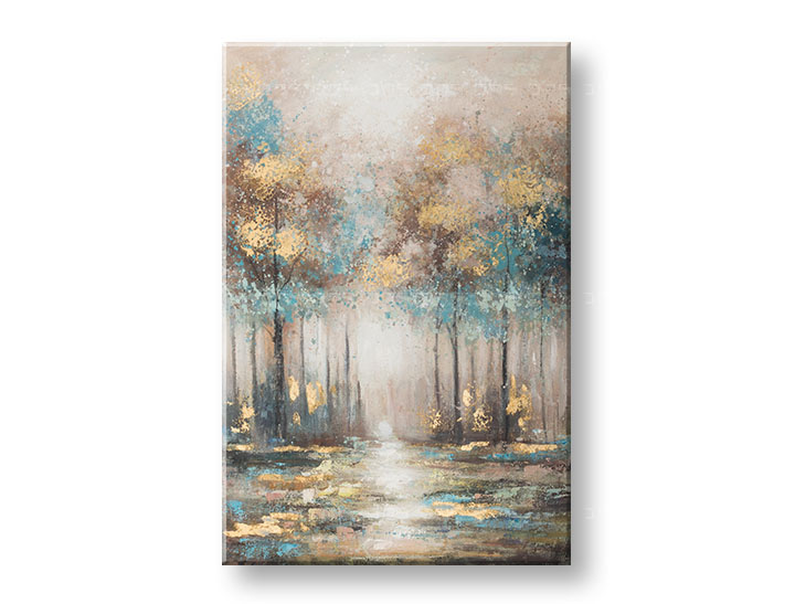Maľovaný obraz na stenu STROMY 80x120 cm | rôzne rozmery