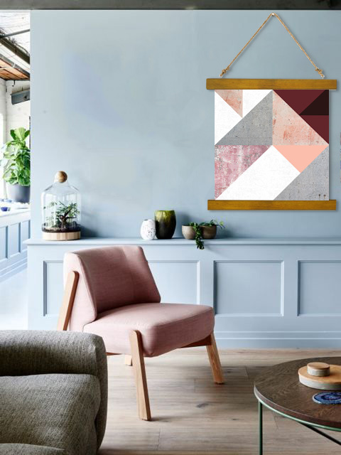 Závesné plátno na stenu Geometric Spirit / Dan Johannson 